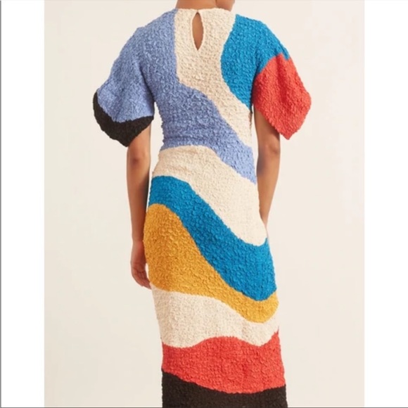 Mara Hoffman Freya Dress in Cream Multi - Picture 5 of 9